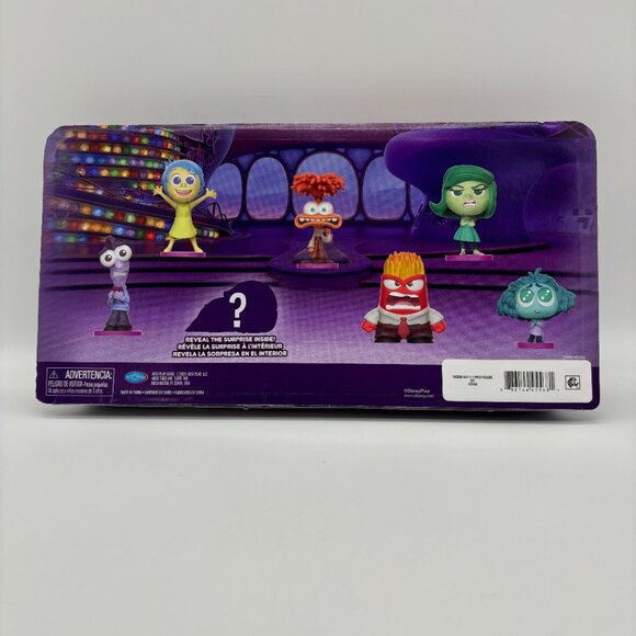 Disney Pixar Inside Out 2 7 Piece Collectible Figurine Set w/ Surprise Inside - Picture 2 of 2